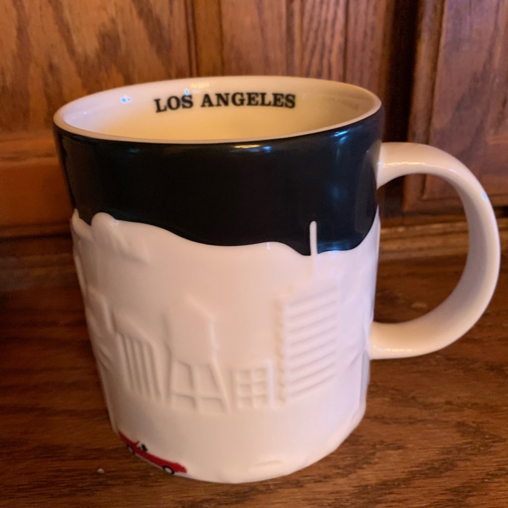 Starbucks Los Angeles Limited Edition Mug with car
